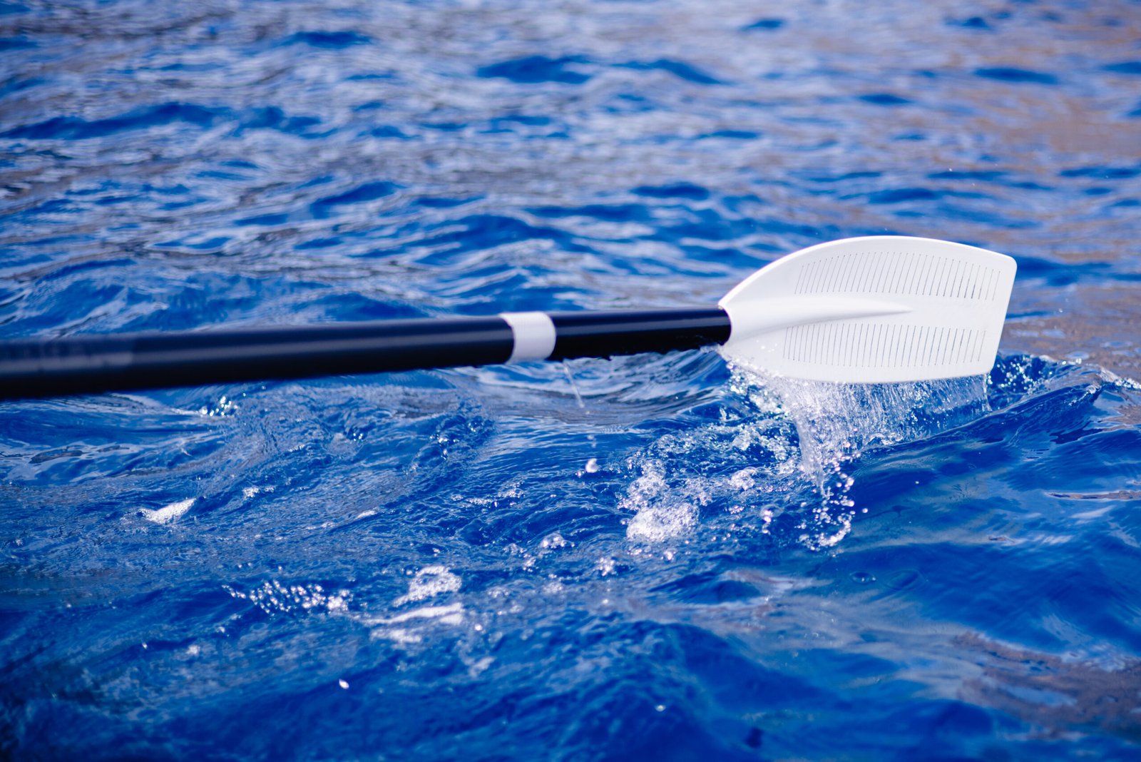 Rowing action during an ocean crossing